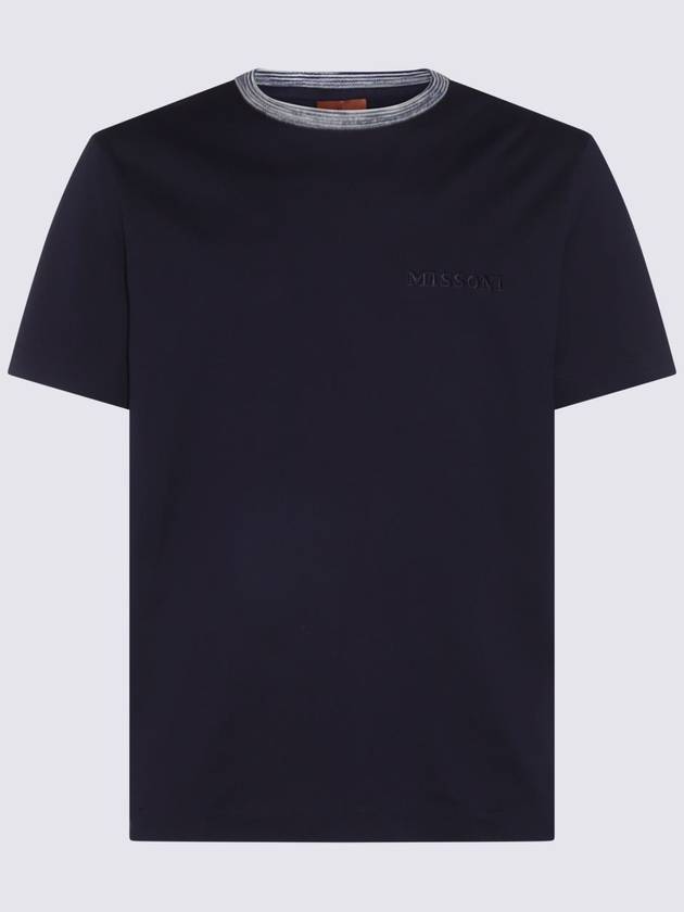 Missoni Black Cotton T-Shirt - MISSONI - BALAAN 1