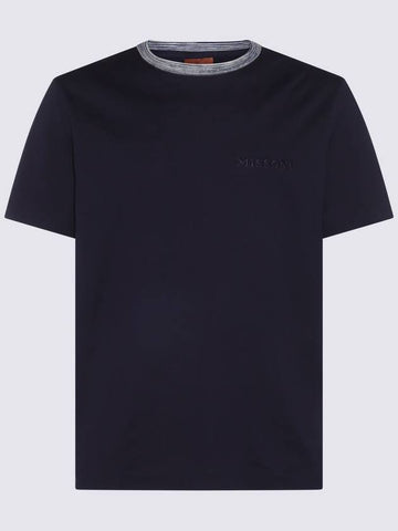 Missoni Black Cotton T-Shirt - MISSONI - BALAAN 1