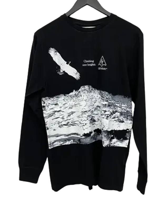 Print Detail Sweatshirt Black - OFF WHITE - BALAAN 2