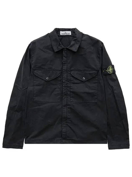 Wapen Zip-Up Jacket Black - STONE ISLAND - BALAAN 2