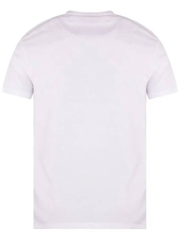 Botanical Skull Print Short Sleeve T-Shirt White - ALEXANDER MCQUEEN - BALAAN 4