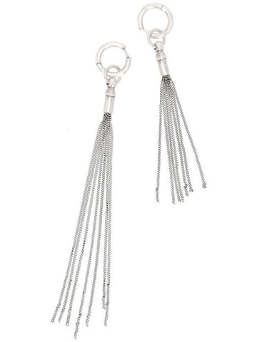 RAUNA CHAIN TASSEL EARRINGS (PAIR) - ANN DEMEULEMEESTER - BALAAN 1