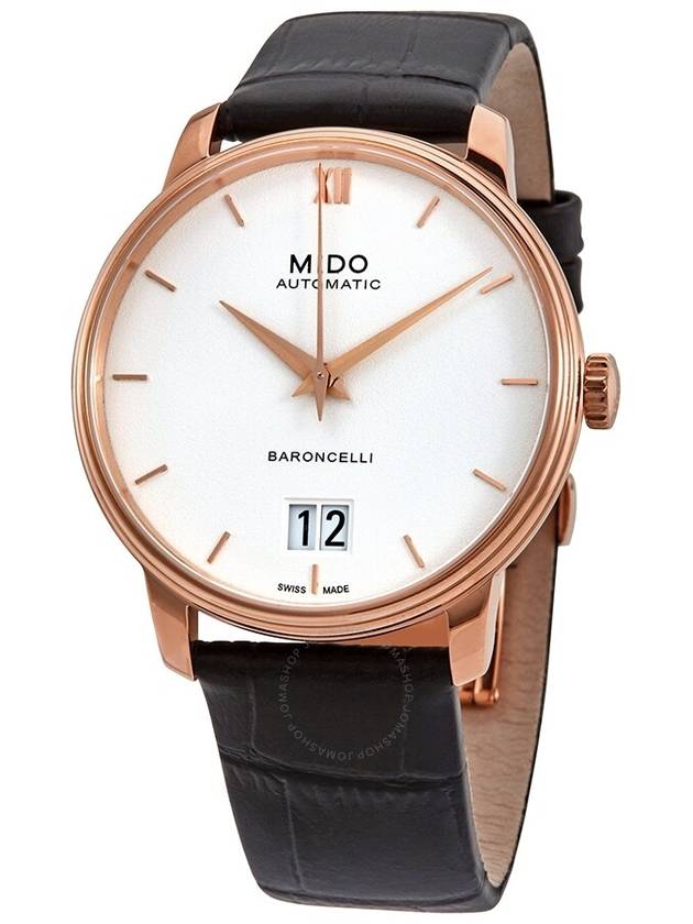 Mido Baroncelli Automatic White Dial Men's Watch M0274263601800 - MIDO - BALAAN 1