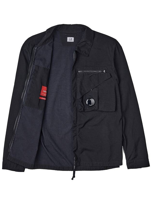 Tylon P Lens Overshirt Zip Up Jacket Black - CP COMPANY - BALAAN 10