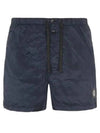 Men's Nylon Metal Swim Shorts Navy - STONE ISLAND - BALAAN 2