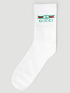 GG Logo Cotton Socks White - GUCCI - BALAAN 2