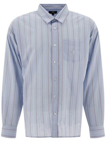 classic striped long sleeve shirt - STUSSY - BALAAN 1