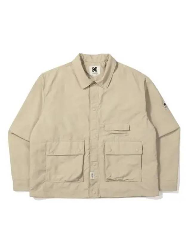 KODAK Monochrome Suplex Collar Jacket Women BEIGE - KODO - BALAAN 1