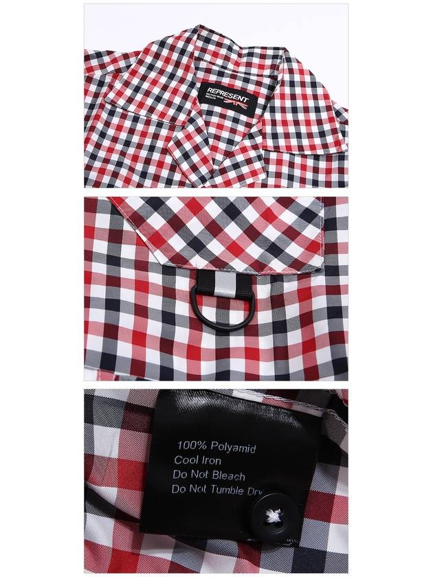 Representative check pattern shirt 106003 RED CHECK - REPRESENT - BALAAN 5