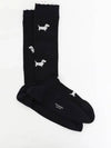 Hector Motif Scalloped Edge Socks Navy - THOM BROWNE - BALAAN 4