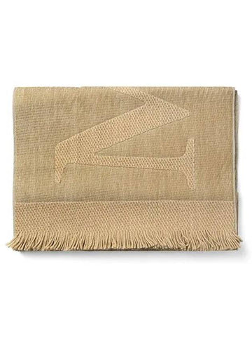 Women's Joyce Logo Muffler Beige - MAX MARA - BALAAN 1