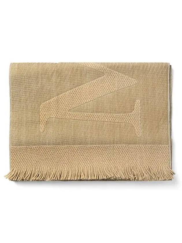 Women's Joyce Logo Muffler Beige - MAX MARA - BALAAN 6