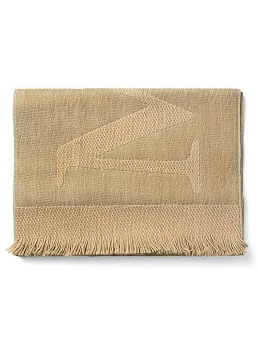 Women's Joyce Logo Muffler Beige - MAX MARA - BALAAN 2