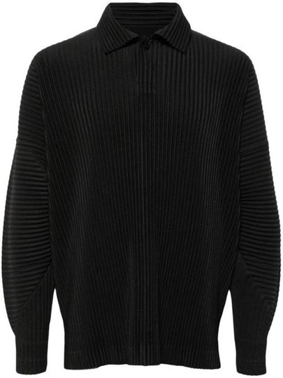 MC January Polo Shirt Black - ISSEY MIYAKE - BALAAN 2