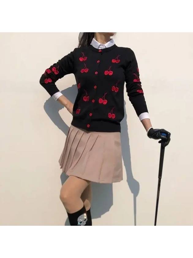 Spring Golf Cardigan Cherry Bonbon Golf Wear Cardigan - LOLOALLOY - BALAAN 7