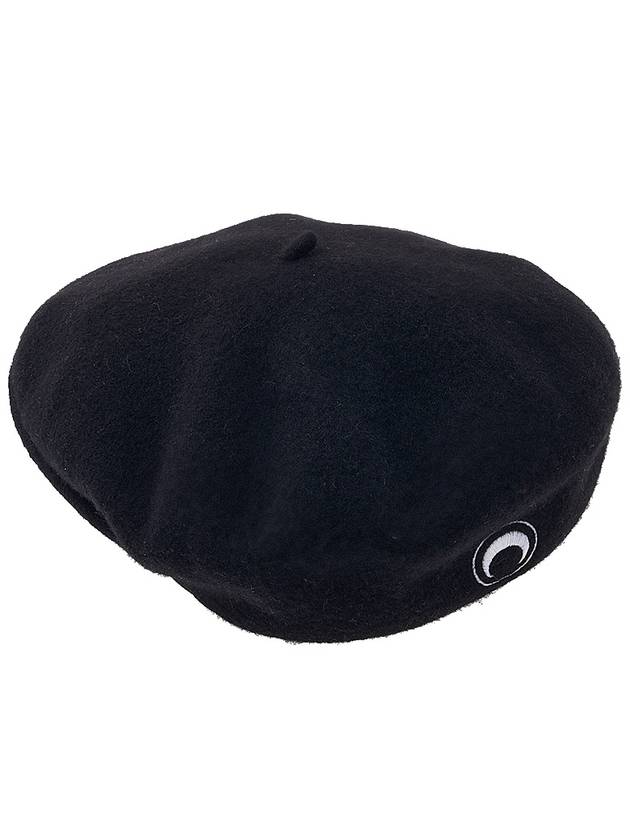 Moon Logo Beret A057ICONX WOTWO0009 - MARINE SERRE - BALAAN 3