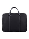 Logo Patch Brief Case Black - BALLY - BALAAN 5