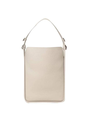 Small 20 North South Grain Leather Tote Bag White - BALENCIAGA - BALAAN 1