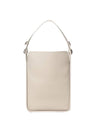 Small 20 North South Grain Leather Tote Bag White - BALENCIAGA - BALAAN 1