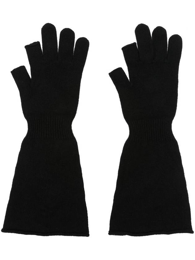 Rick Owens Long Knit Gloves - RICK OWENS - BALAAN 1