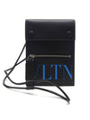 logo print strap pouch bag black - VALENTINO - BALAAN.