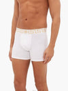 2Pack Set Medusa Greek Logo Waist Band White Middle Briefs - VERSACE - BALAAN 2