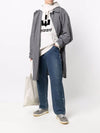 Miley Flock Logo Hoodie Beige - ISABEL MARANT - BALAAN 6