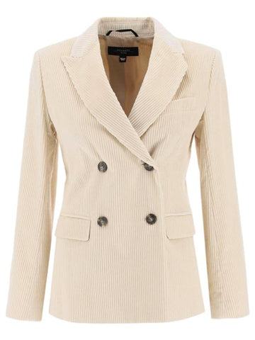 Katanga Cotton Velvet Jacket Butter - WEEKEND MAX MARA - BALAAN 1