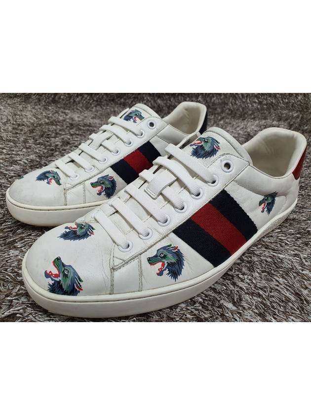 Wolf Print Sneakers 6 250 - GUCCI - BALAAN 1