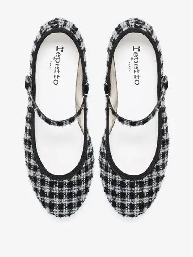 Rose Gomme Mary Jane Flats Black - REPETTO - BALAAN 1