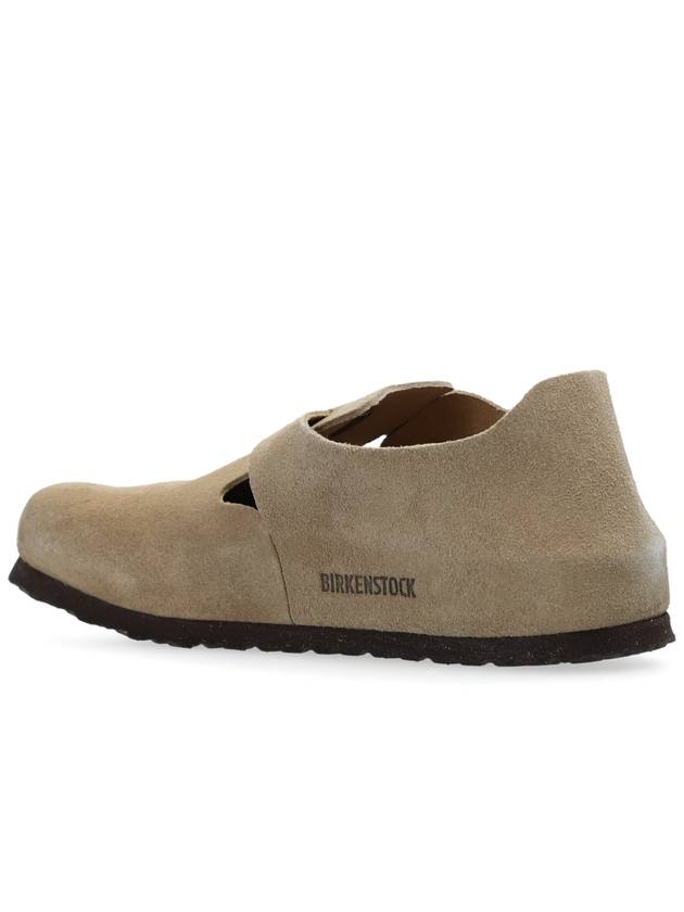 London Suede Leather Sandals Taupe - BIRKENSTOCK - BALAAN 6