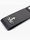Stud Chain Leather Key Holder Black - VIVIENNE WESTWOOD - BALAAN.