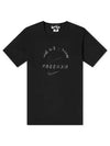 Logo Print Short Sleeve T-Shirt Black - COMME DES GARCONS - BALAAN 2