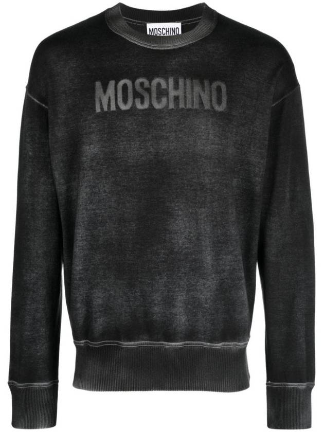 logo print sweatshirt J09267001 - MOSCHINO - BALAAN 1