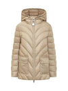 Women's Argenno Short Down Padding Beige - MONCLER - BALAAN 3