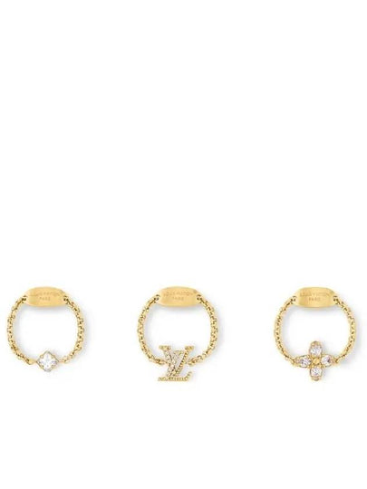 Lady LV Ring Set Gold - LOUIS VUITTON - BALAAN 2