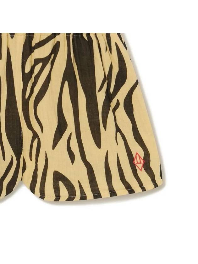 Kids Zebra Pattern Short Pants Yellow S23049 247AZ - THE ANIMALS OBSERVATORY - BALAAN 4