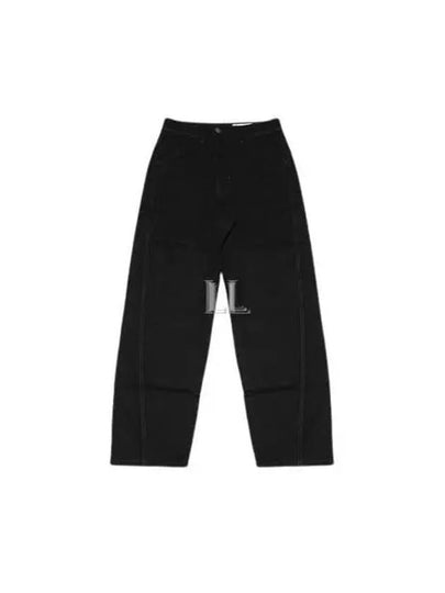 Twisted Workwear Straight Pants Black - LEMAIRE - BALAAN 2