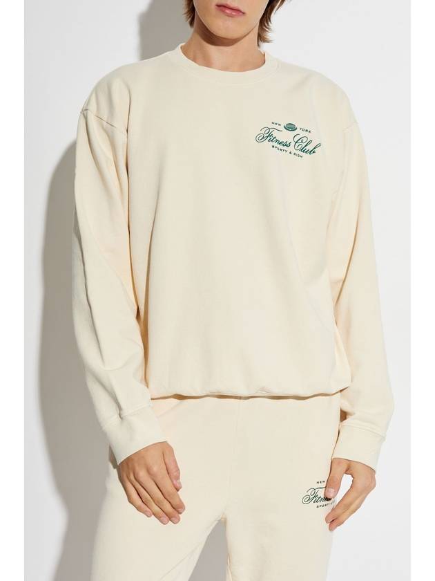 Sporty & Rich Sweatshirt From The Fitness World Collection, Unisex, Cream - SPORTY & RICH - BALAAN 5