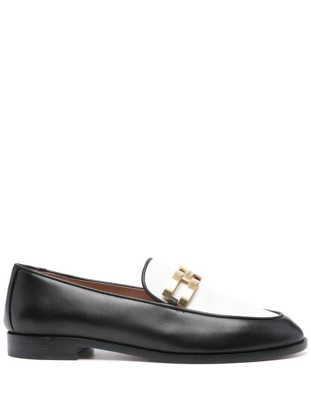 AQUAZZURA GRAIN LEATHER LOAFERS - AQUAZZURA - BALAAN 1