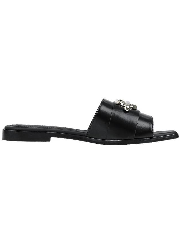 Women's Gancini Slippers Black - SALVATORE FERRAGAMO - BALAAN 5