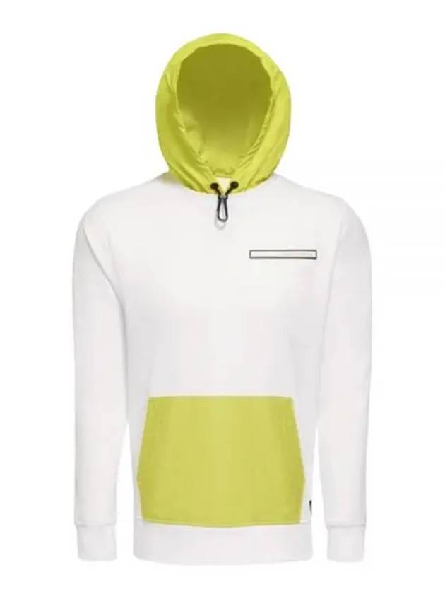 Logo Cotton Hoodie Yellow White - MOOSE KNUCKLES - BALAAN 2