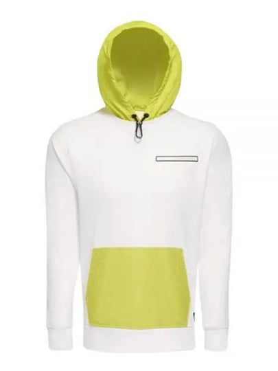 Logo Cotton Hoodie Yellow White - MOOSE KNUCKLES - BALAAN 2