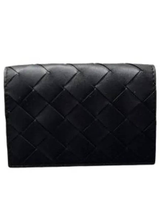 Intrecciato Card Wallet Black - BOTTEGA VENETA - BALAAN 2