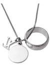 Monogram Charms Necklace Silver - LOUIS VUITTON - BALAAN 6