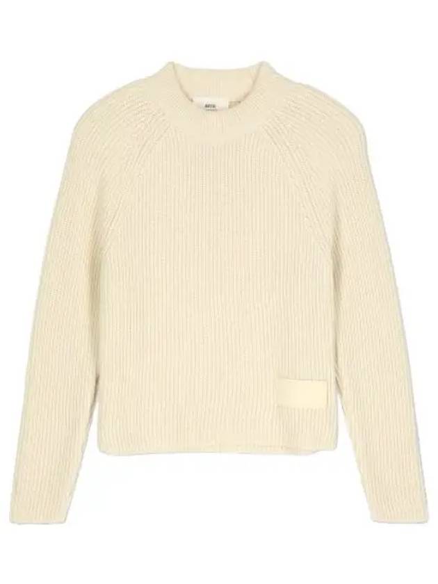 label knit ivory - AMI - BALAAN 1