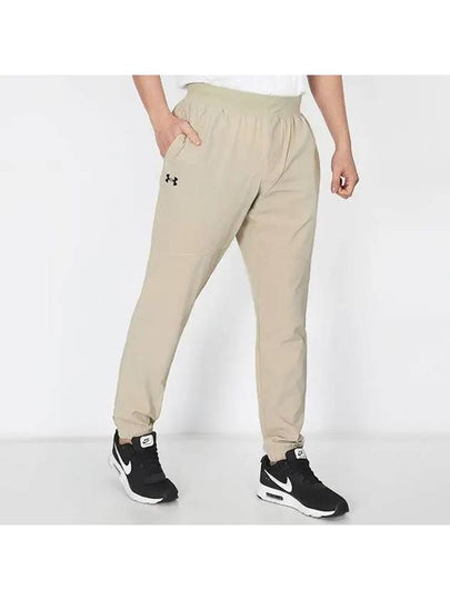 UA Stretch Woven Jogger Pants Beige - UNDER ARMOUR - BALAAN 2