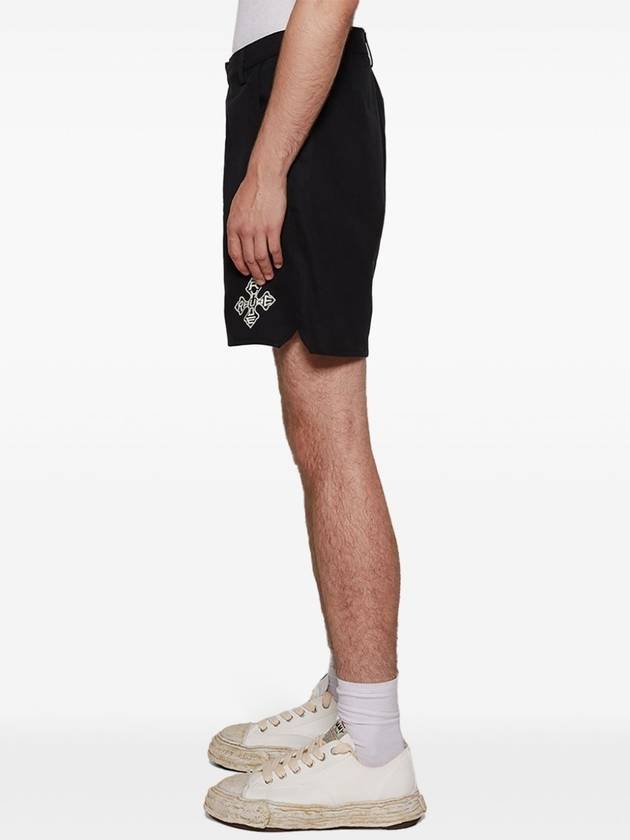 RHUDE CROSS LOGO TWILL SHORT - RHUDE - BALAAN 4