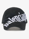 Diagonal Logo Ball Cap Black - BALENCIAGA - BALAAN 2