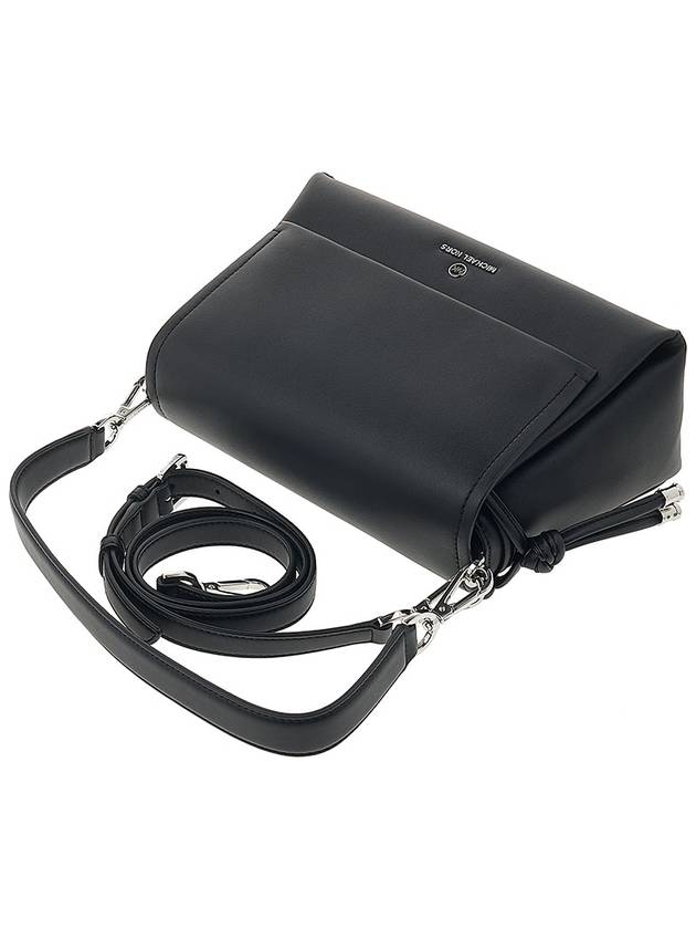 Pearl Flap Logo Lettering Cross Bag Black - MICHAEL KORS - BALAAN 5